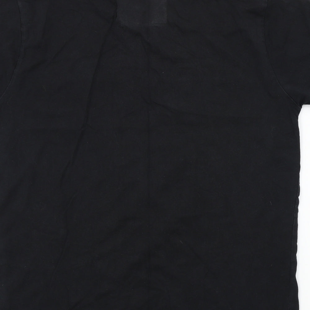 Norton Mens Black Colourblock   T-Shirt Size L