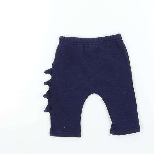 TU Baby Blue Colourblock  Jogger Trousers Size 0-3 Months