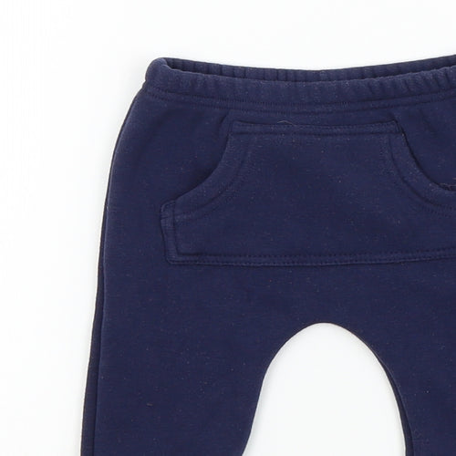 TU Baby Blue Colourblock  Jogger Trousers Size 0-3 Months