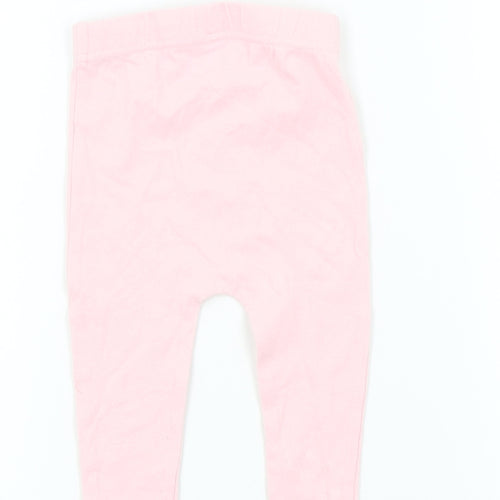 Studio Girls Pink Colourblock  Jogger Leggings Size 9-12 Months