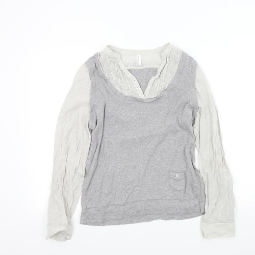 M&S Womens Grey   Pullover Jumper Size 16