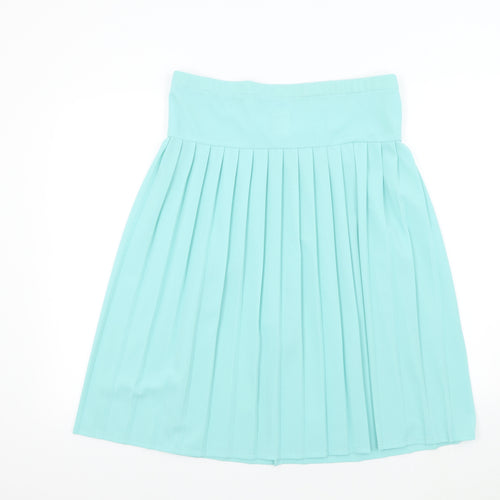Rembrandt Womens Blue   Pleated Skirt Size 10
