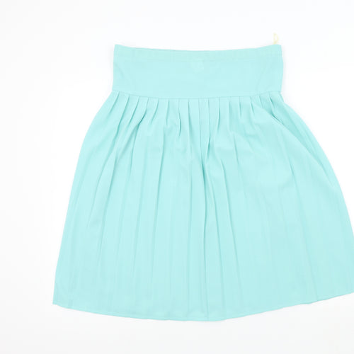 Rembrandt Womens Blue   Pleated Skirt Size 10
