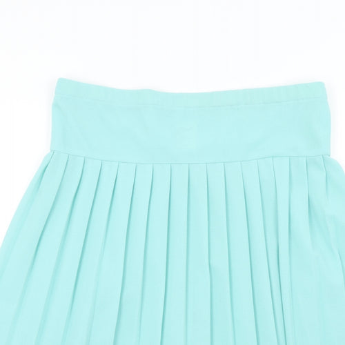 Rembrandt Womens Blue   Pleated Skirt Size 10