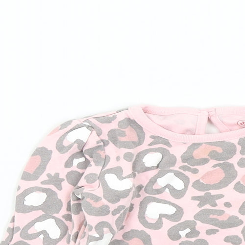 Studio Girls Pink Camouflage  Pullover Jumper Size 9-12 Months