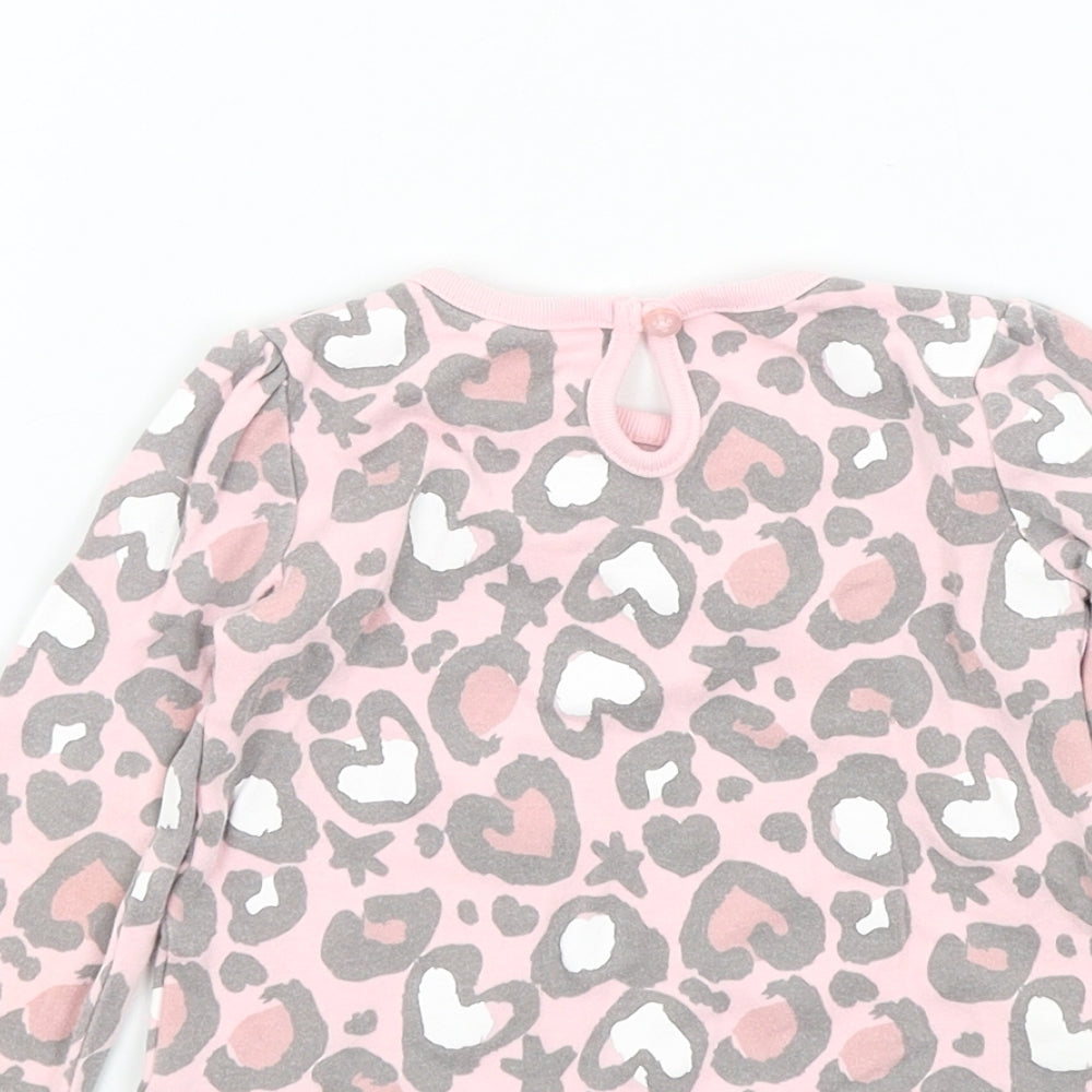 Studio Girls Pink Camouflage  Pullover Jumper Size 9-12 Months