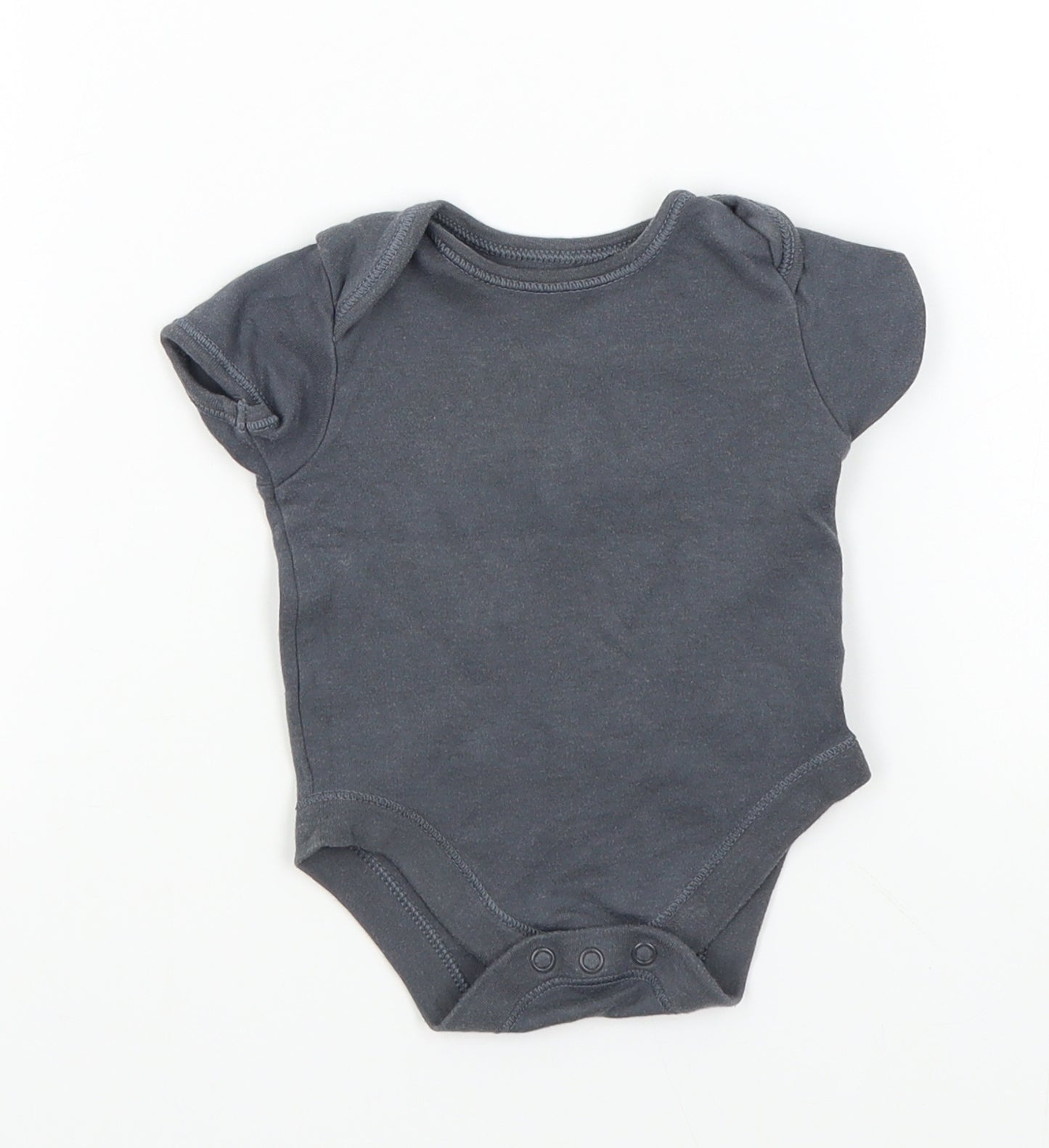 George Baby Grey Colourblock  Babygrow One-Piece Size 3-6 Months