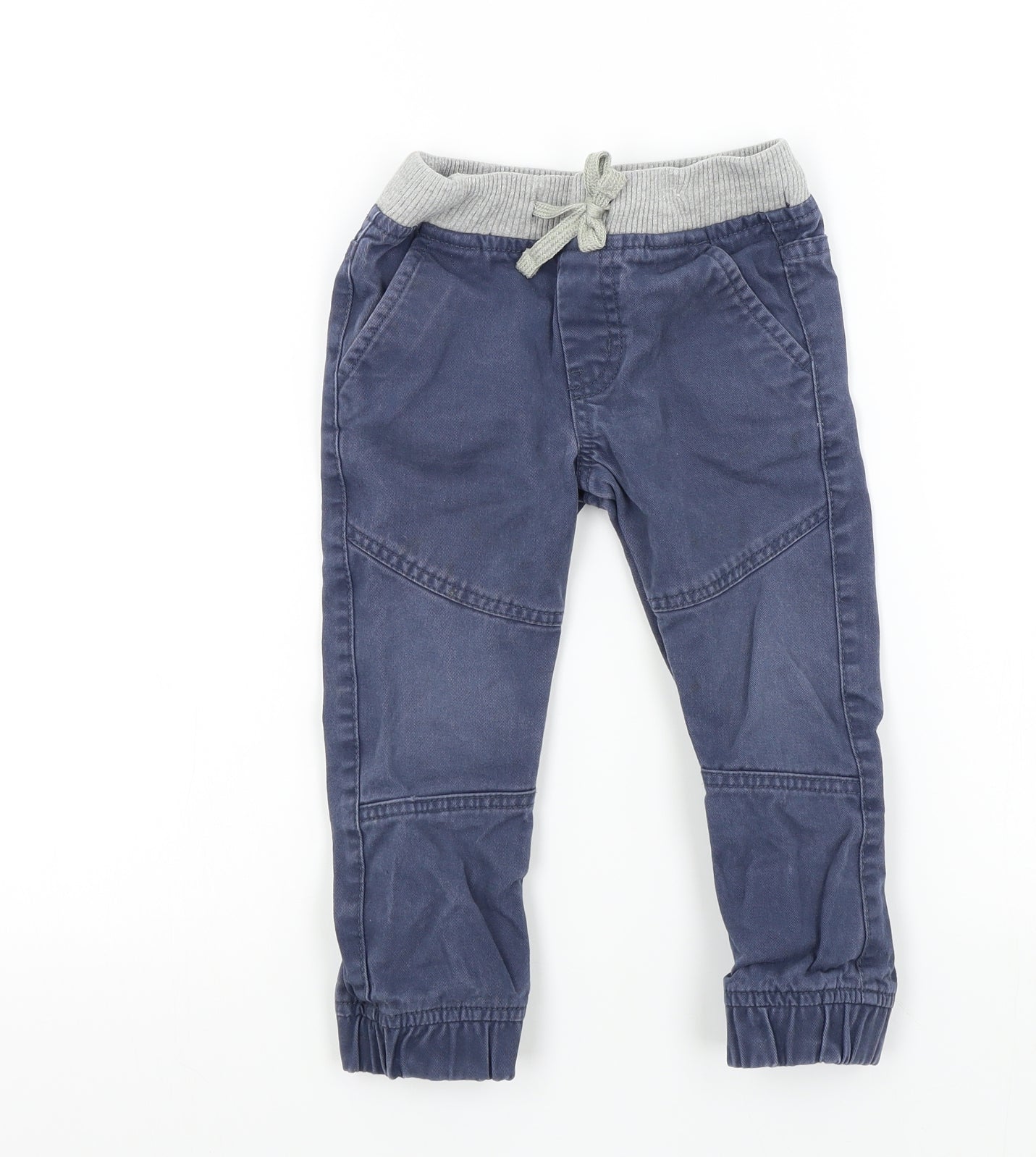 Urban Rascals Boys Blue Colourblock  Carpenter Trousers Size 2-3 Years