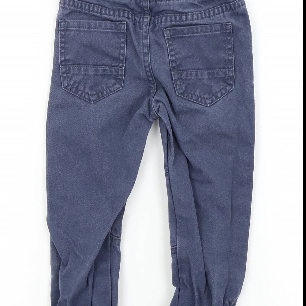 Urban Rascals Boys Blue Colourblock  Carpenter Trousers Size 2-3 Years