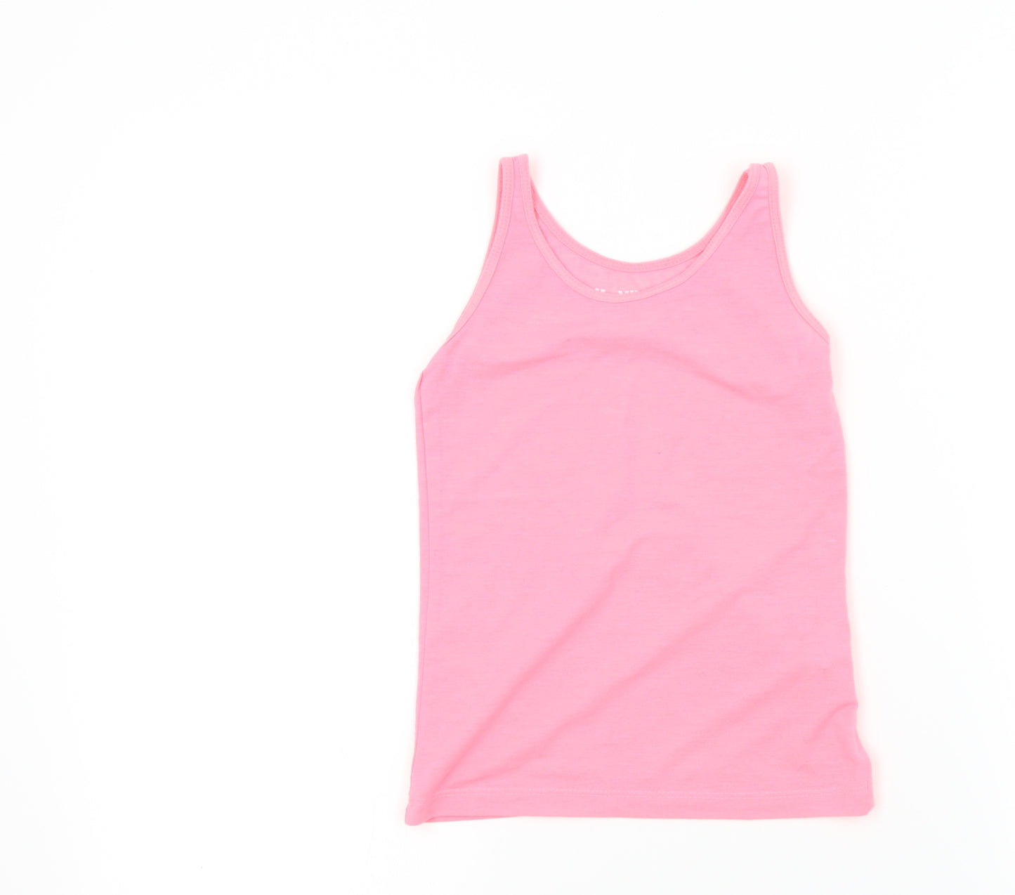 YD Girls Pink Colourblock  Basic T-Shirt Size 7-8 Years