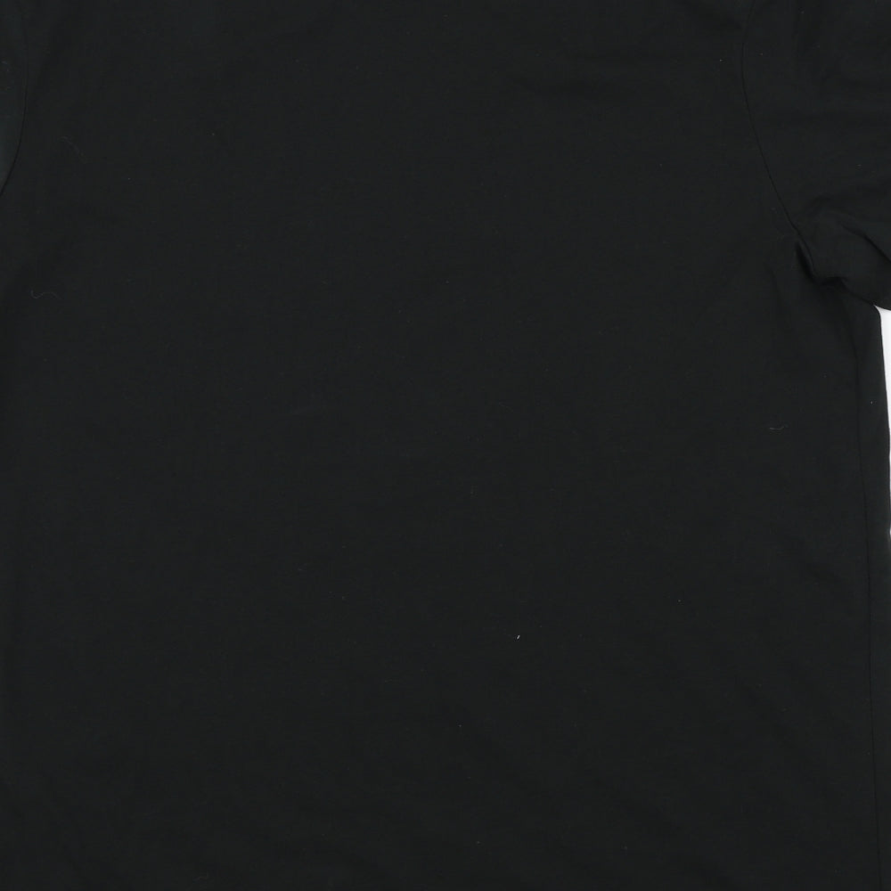 TU Mens Black Colourblock   T-Shirt Size L
