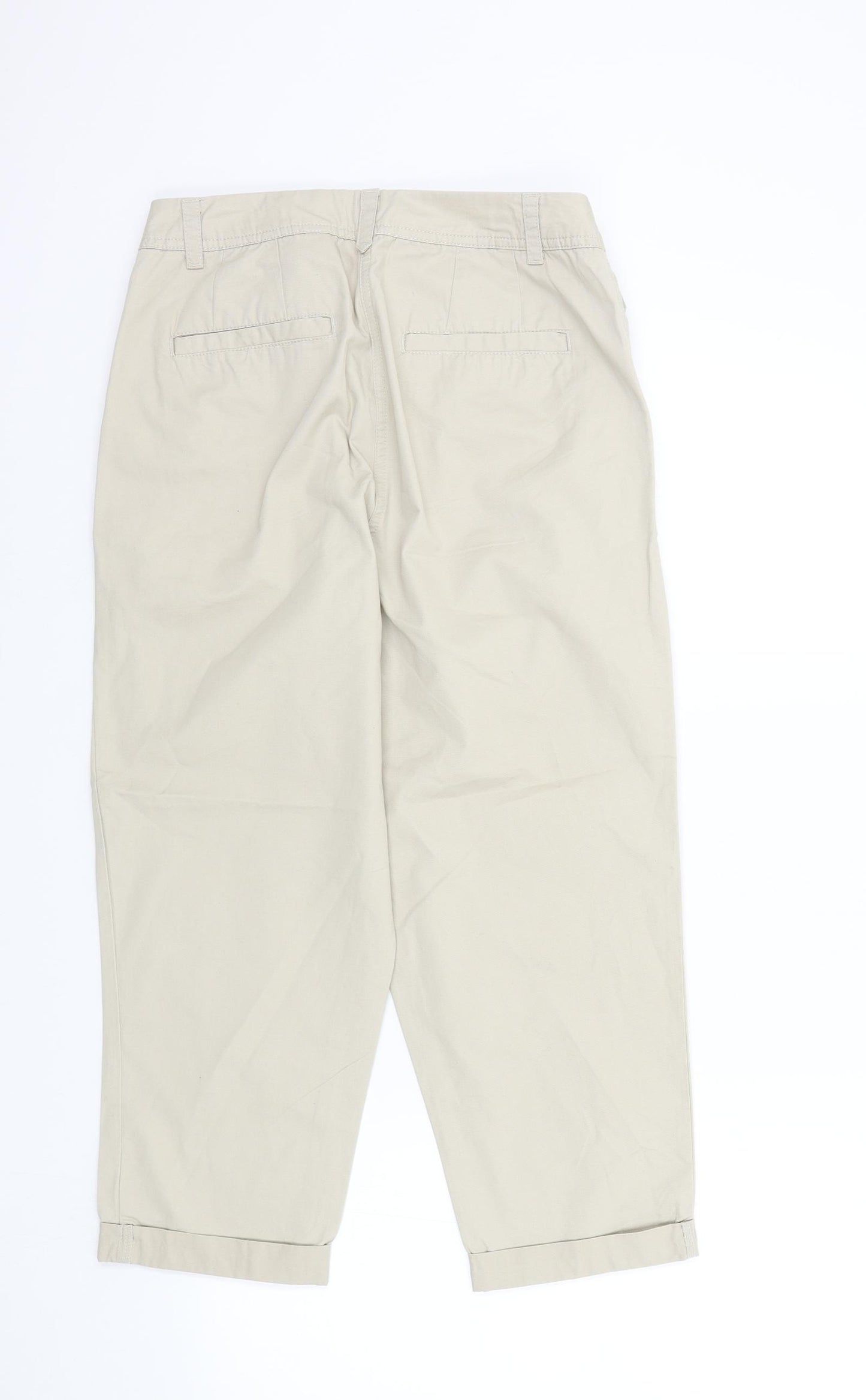 M&Co Womens Beige Colourblock  Bermuda Shorts Size 12