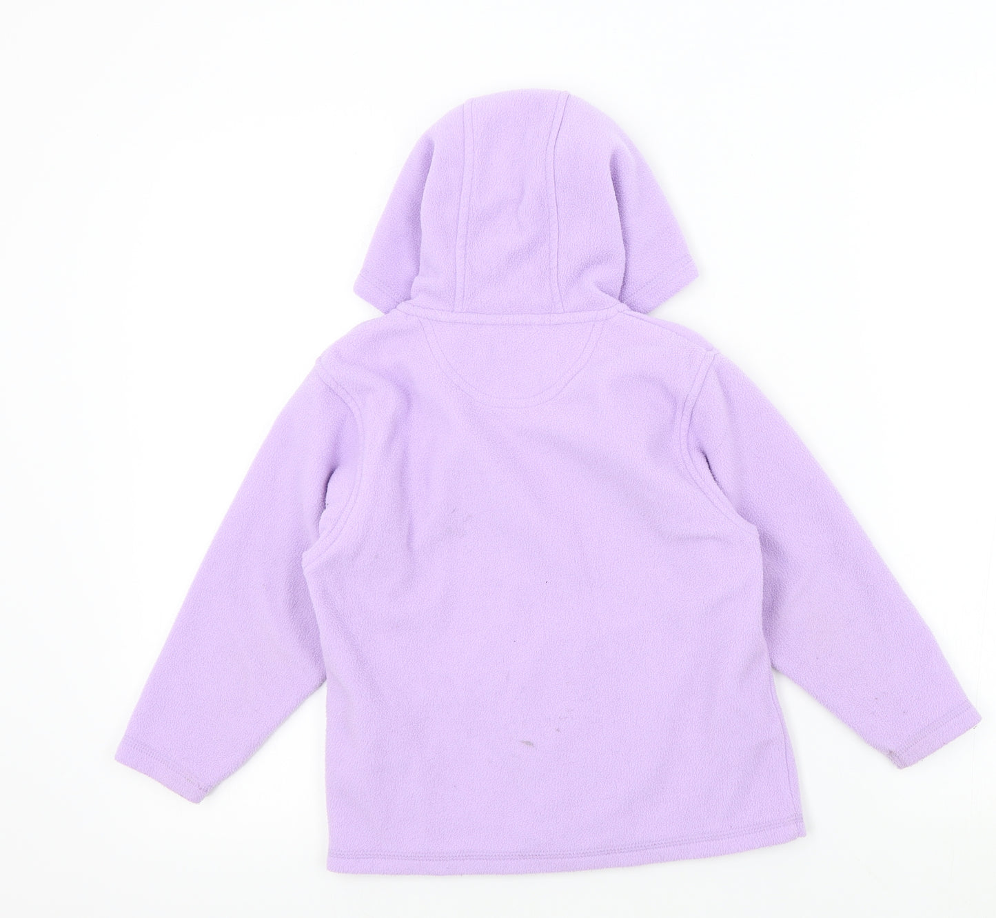 GR8 Girls Purple Colourblock  Full Zip Jumper Size 5-6 Years
