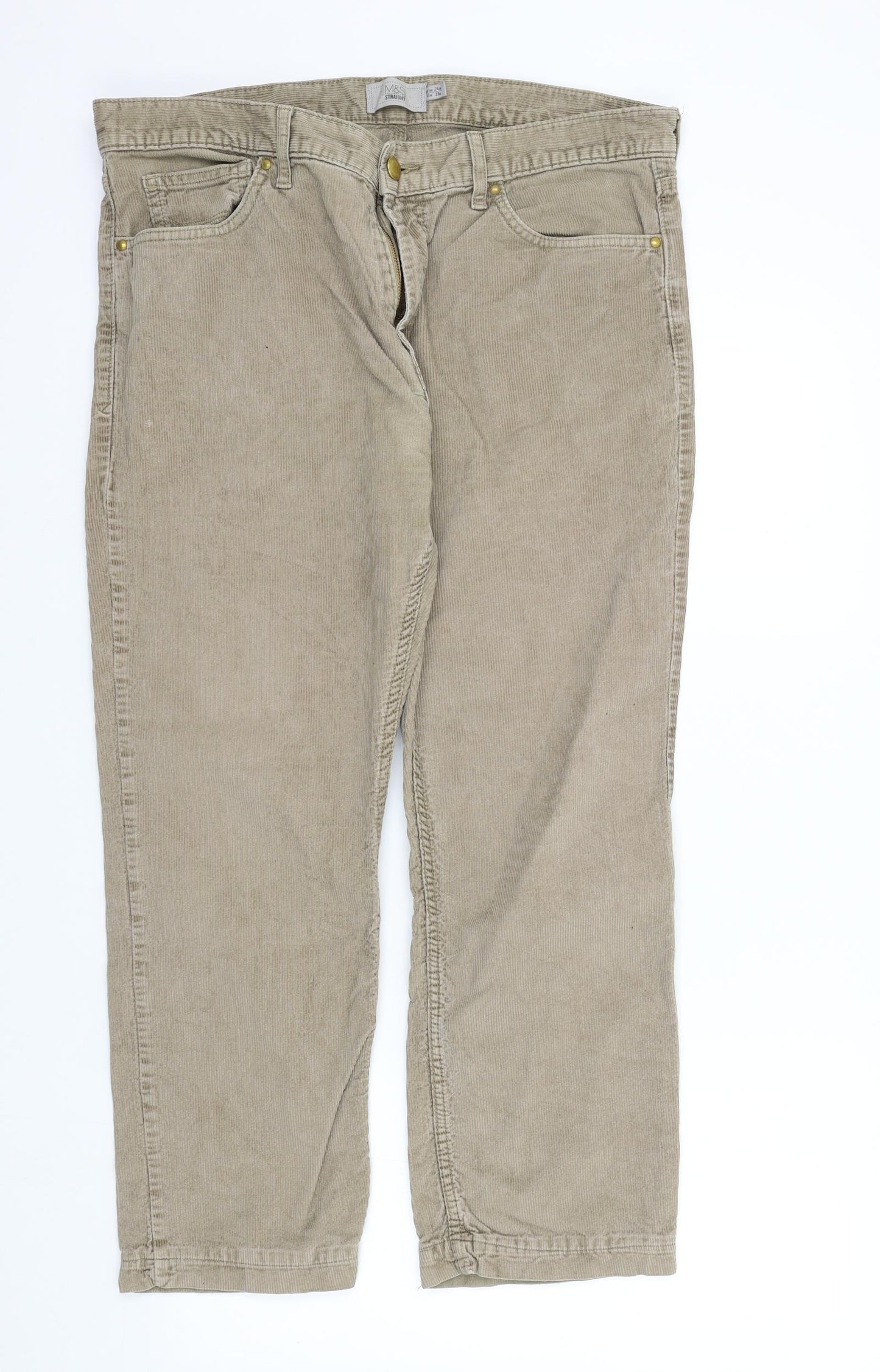 M&S Mens Brown   Trousers  Size 36 L29 in