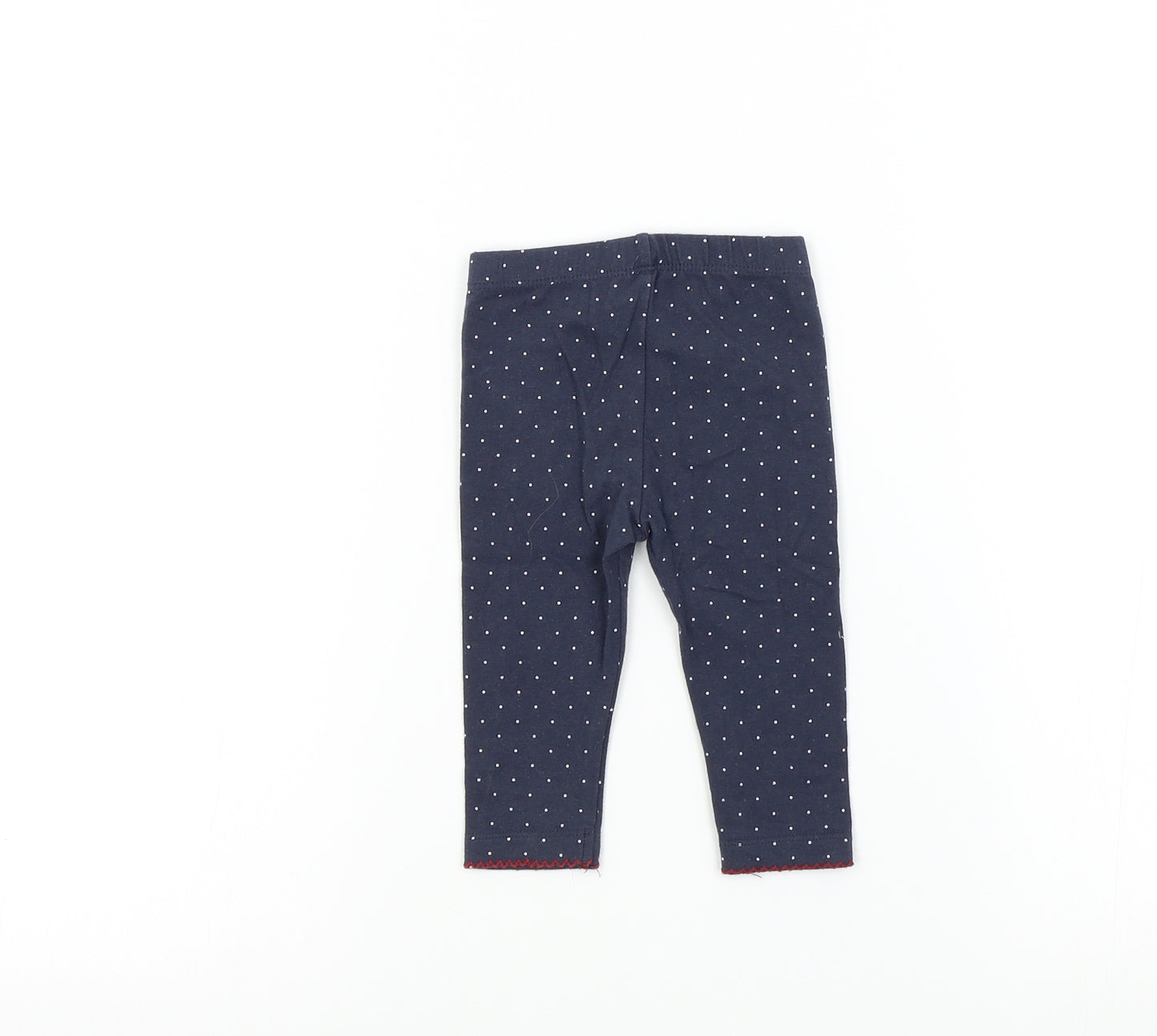 Nutmeg Boys Blue Spotted  Jogger Leggings Size 3-6 Months