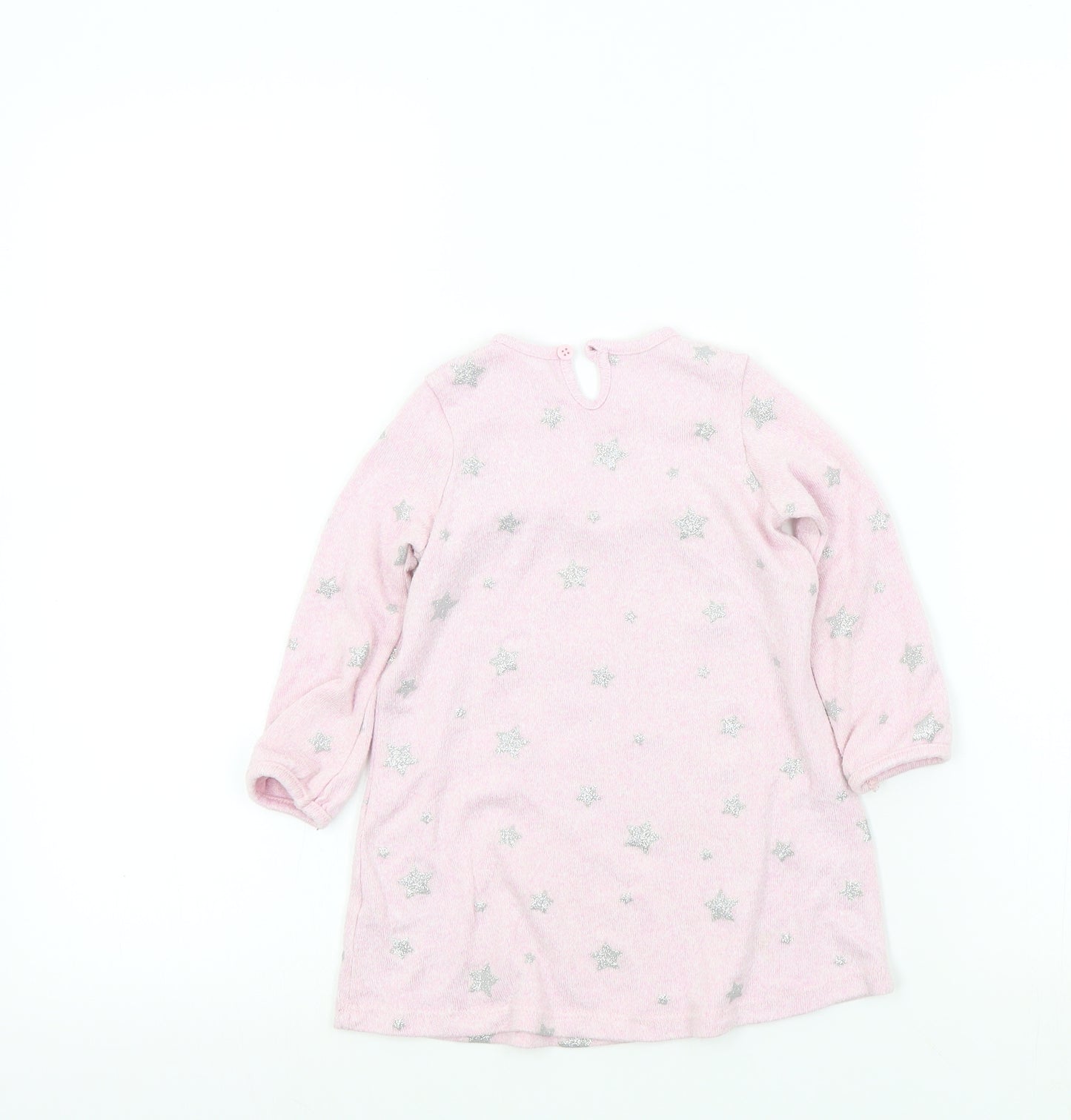 George Girls Pink Colourblock  A-Line  Size 12-18 Months