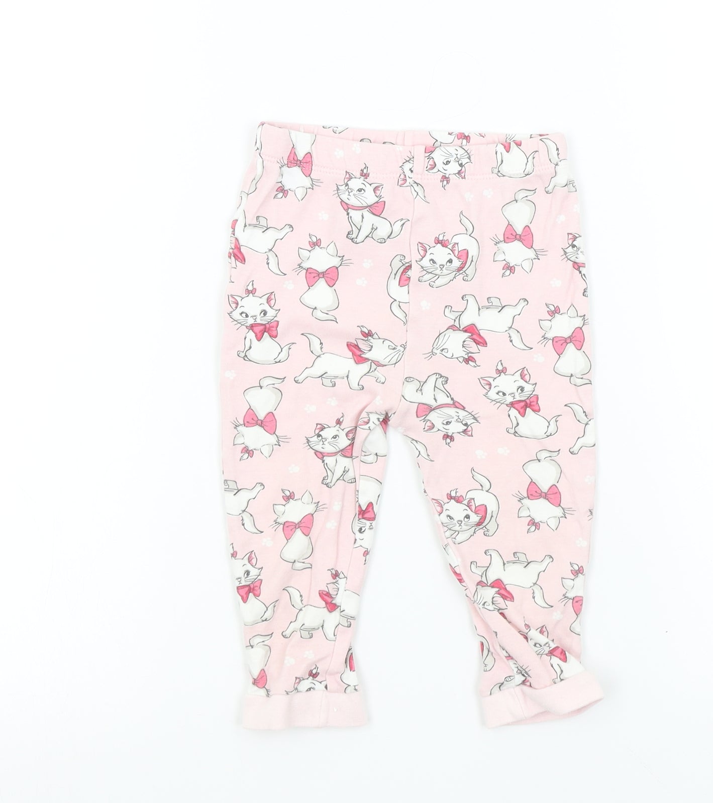George Girls Pink Geometric  Cami Pyjama Pants Size 12-18 Months