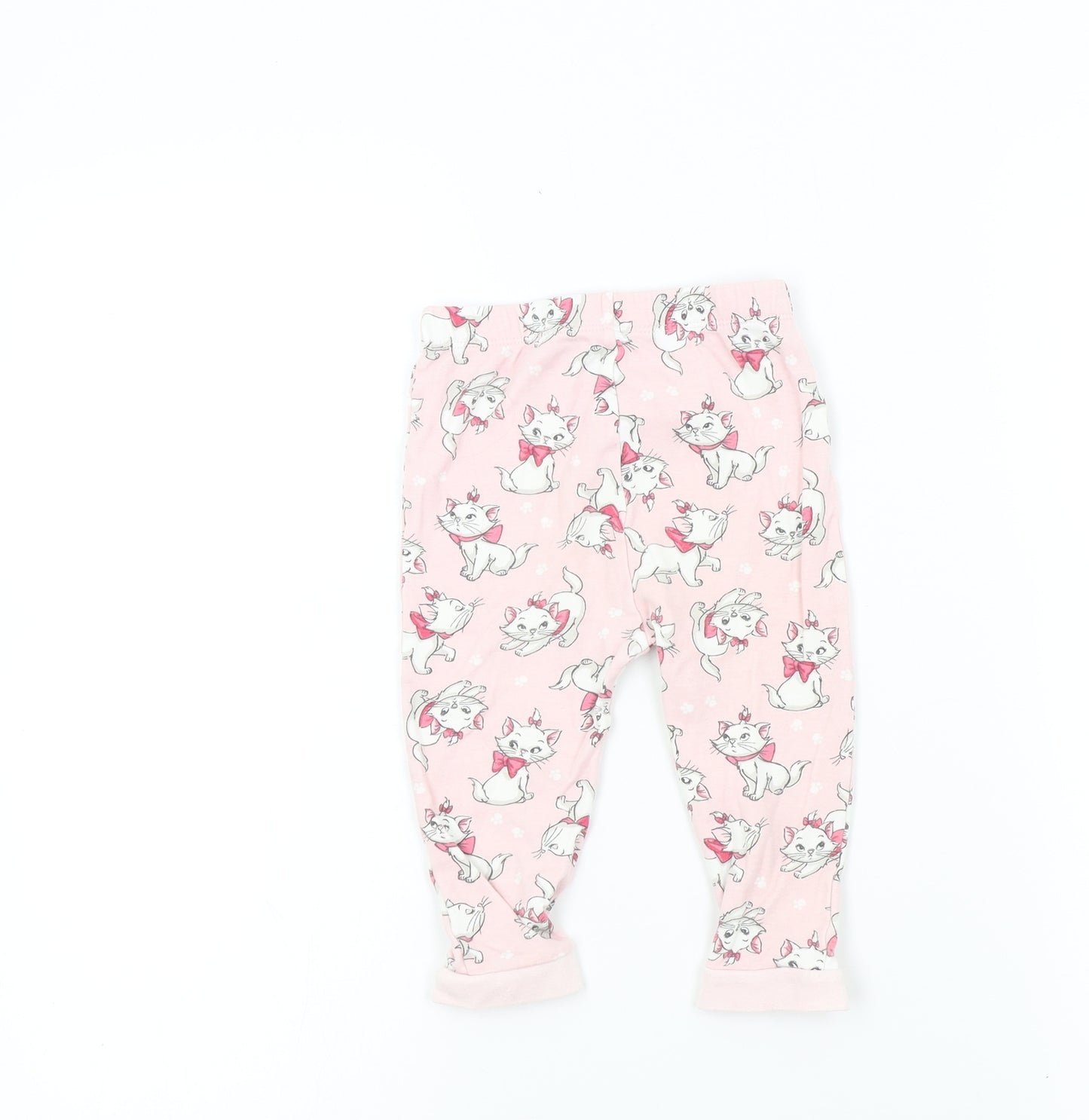 George Girls Pink Geometric  Cami Pyjama Pants Size 12-18 Months
