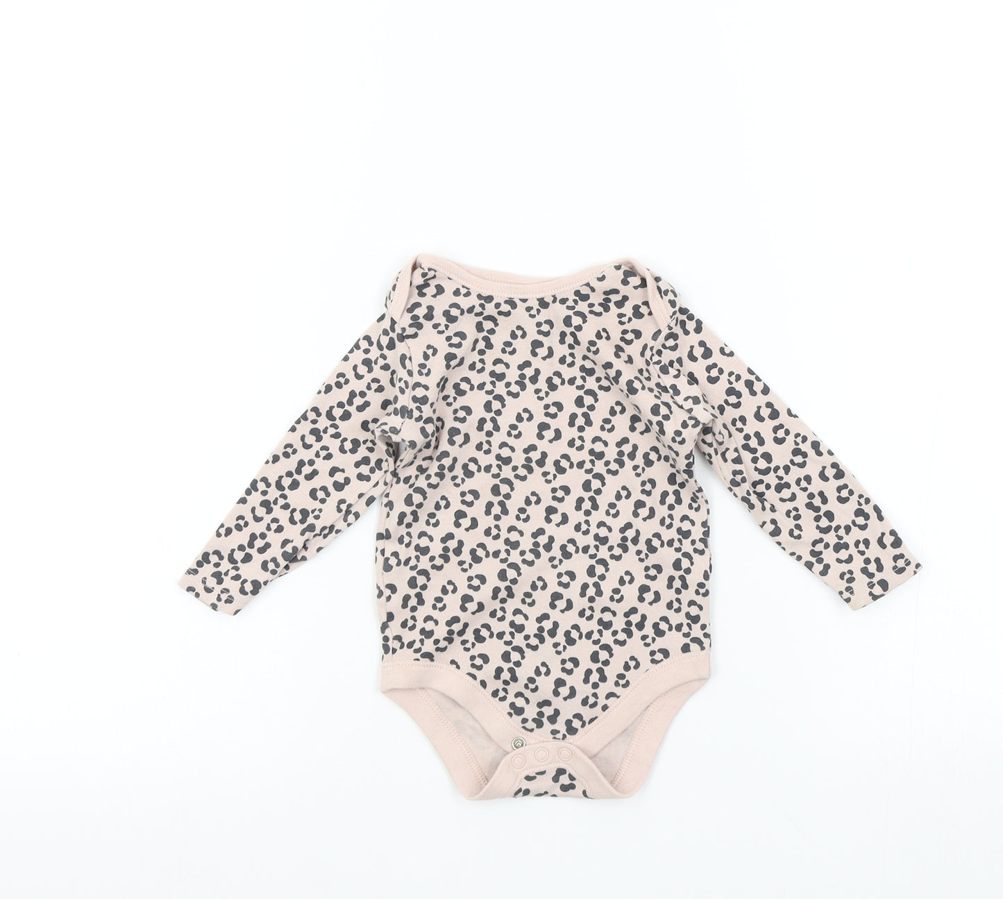 TU Girls Pink Geometric  Babygrow One-Piece Size 6-9 Months