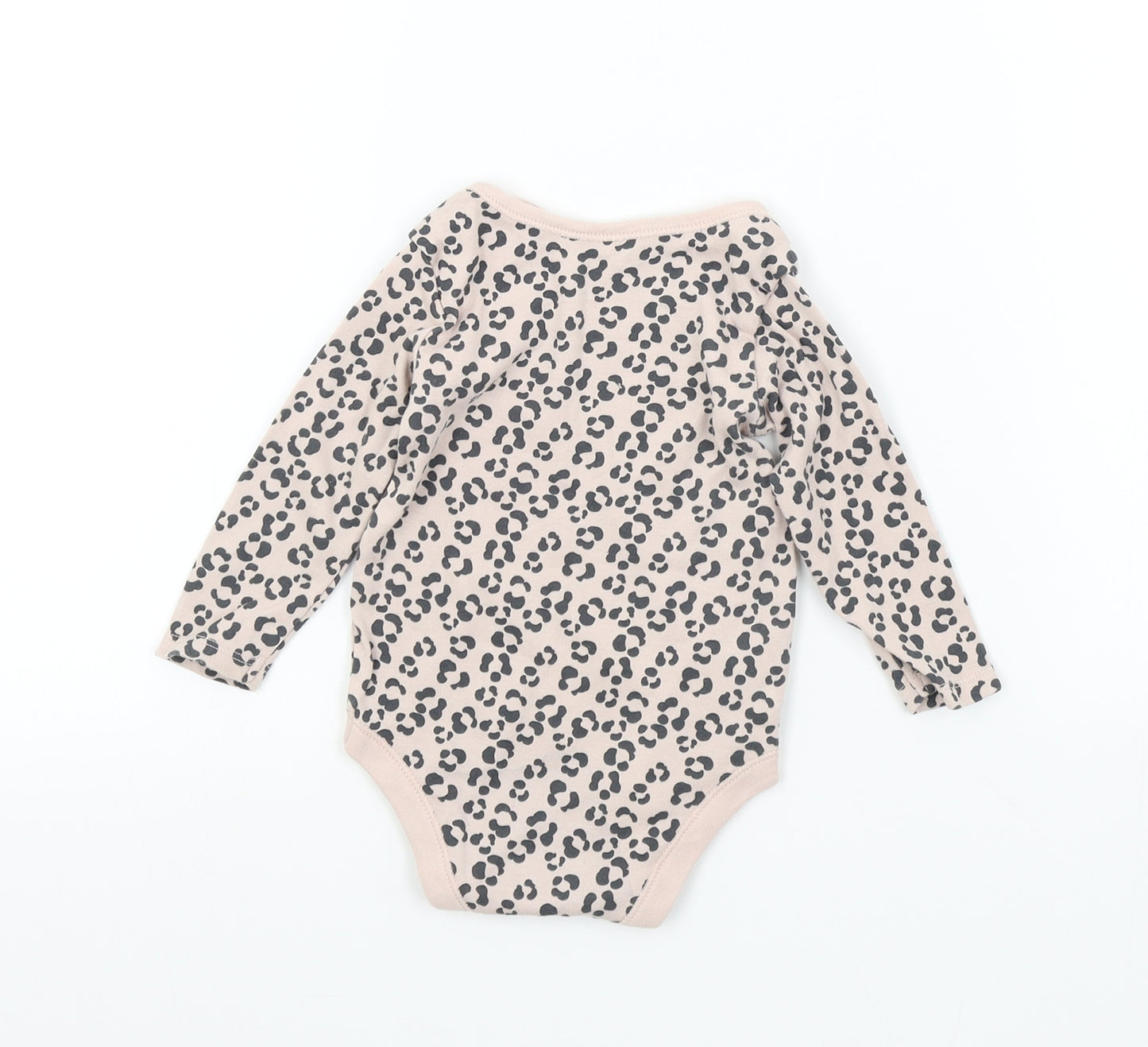 TU Girls Pink Geometric  Babygrow One-Piece Size 6-9 Months