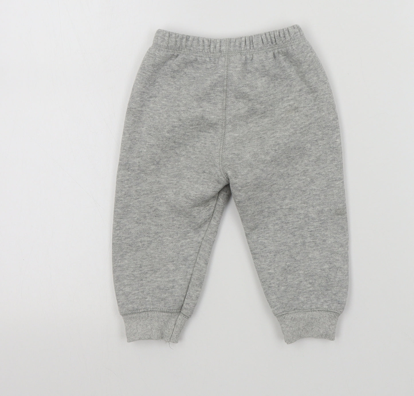 Preworn Boys Grey Colourblock  Cropped Trousers Size 12 Months
