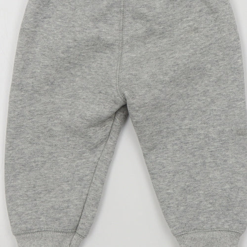 Preworn Boys Grey Colourblock  Cropped Trousers Size 12 Months