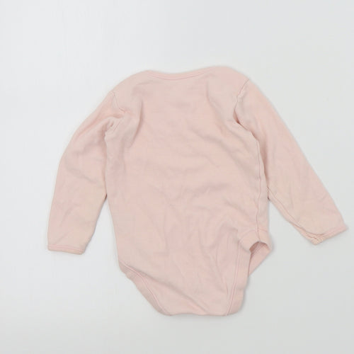 George Girls Pink Colourblock  Babygrow One-Piece Size 12-18 Months