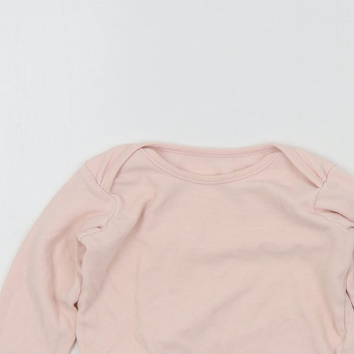 George Girls Pink Colourblock  Babygrow One-Piece Size 12-18 Months