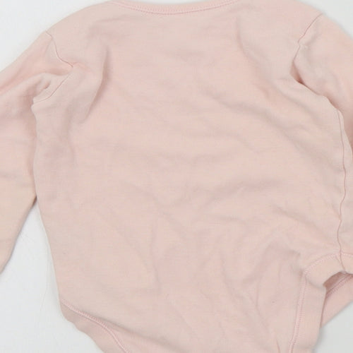 George Girls Pink Colourblock  Babygrow One-Piece Size 12-18 Months