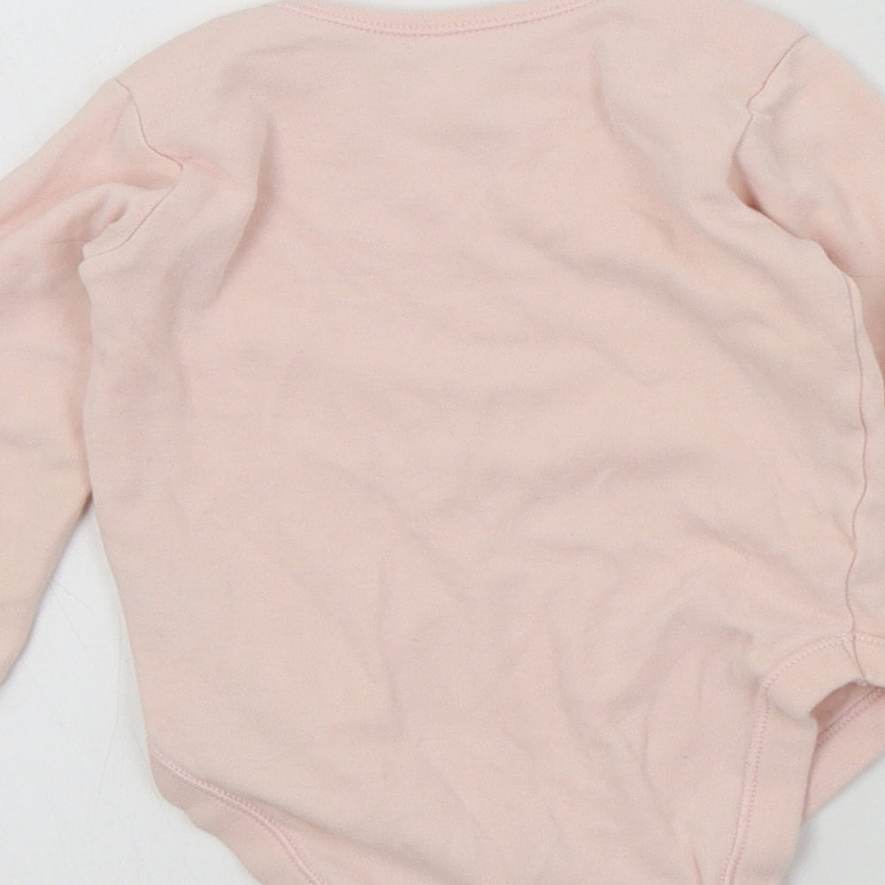George Girls Pink Colourblock  Babygrow One-Piece Size 12-18 Months