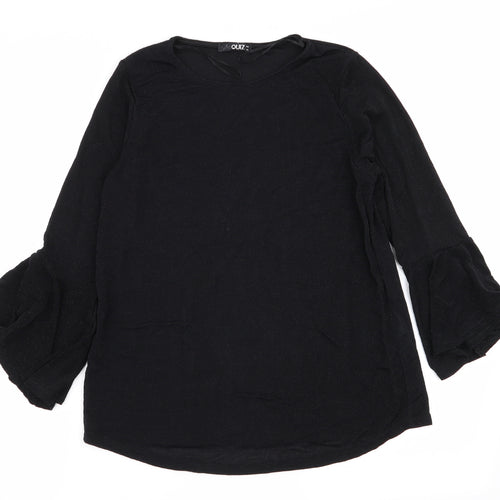 Quiz Womens Black   Basic T-Shirt Size 10