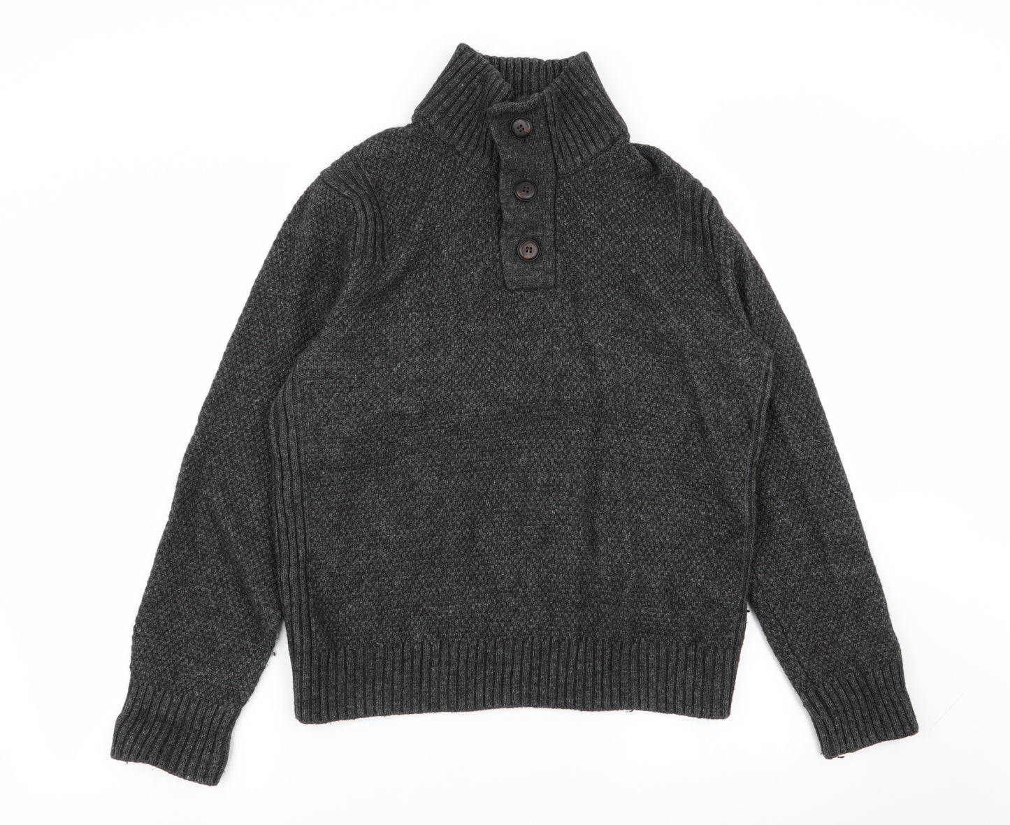 H&M Mens Grey   Pullover Jumper Size M