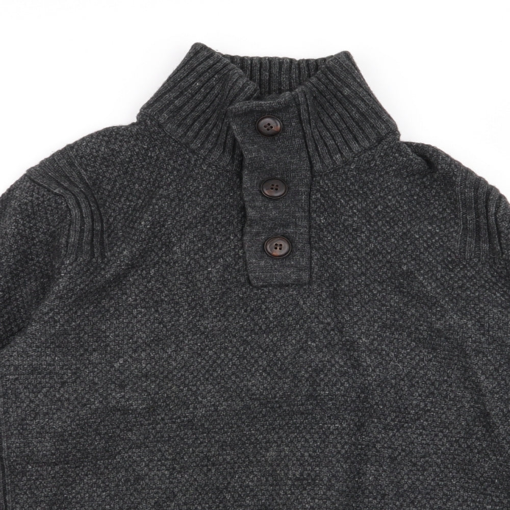 H&M Mens Grey   Pullover Jumper Size M