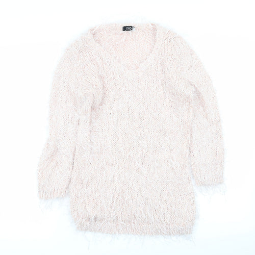 F&F Womens Pink   Pullover Jumper Size 10
