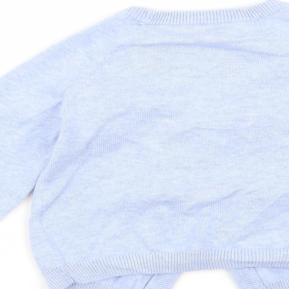 TU Boys Blue   Cardigan Jumper Size 9-12 Months