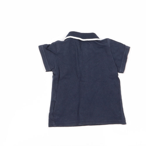 Lee Cooper Boys Blue   Basic Polo Size 18-24 Months