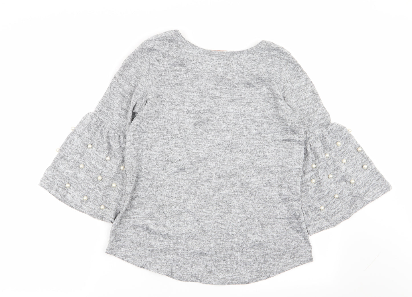 Bella Womens Grey   Basic T-Shirt Size M