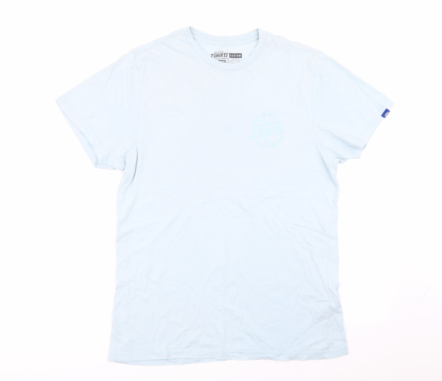 VANS Mens Blue    T-Shirt Size M