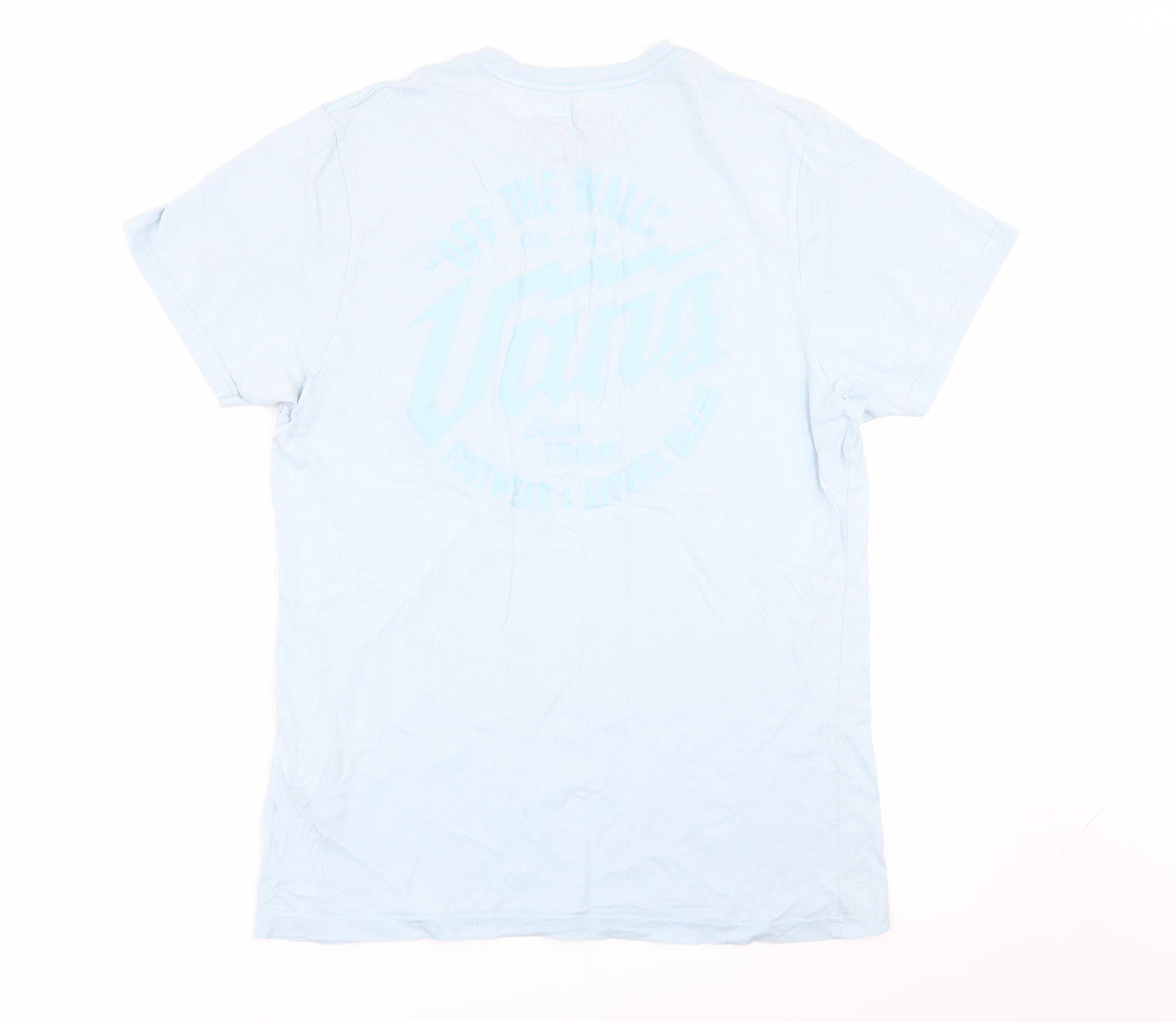 VANS Mens Blue    T-Shirt Size M