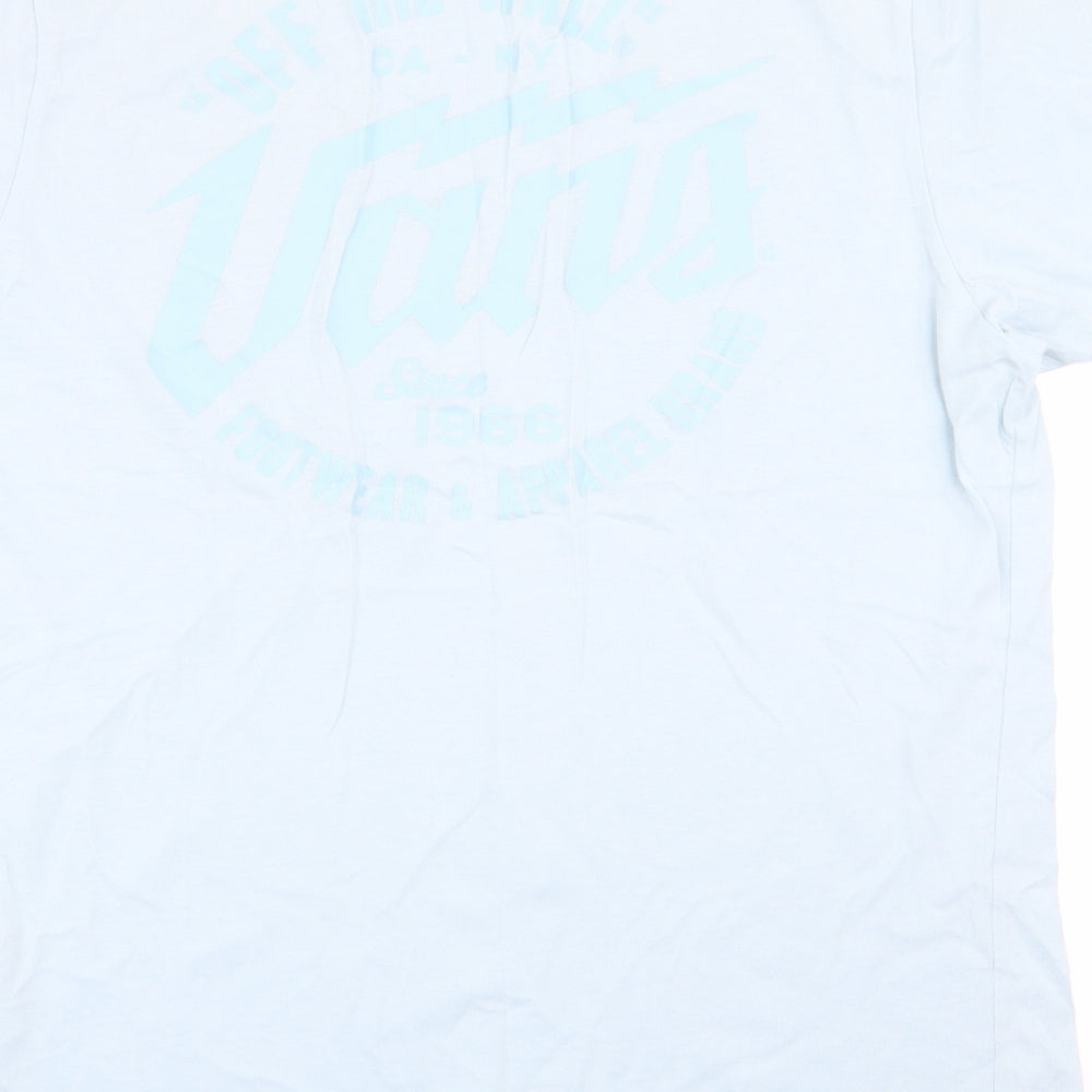 VANS Mens Blue    T-Shirt Size M