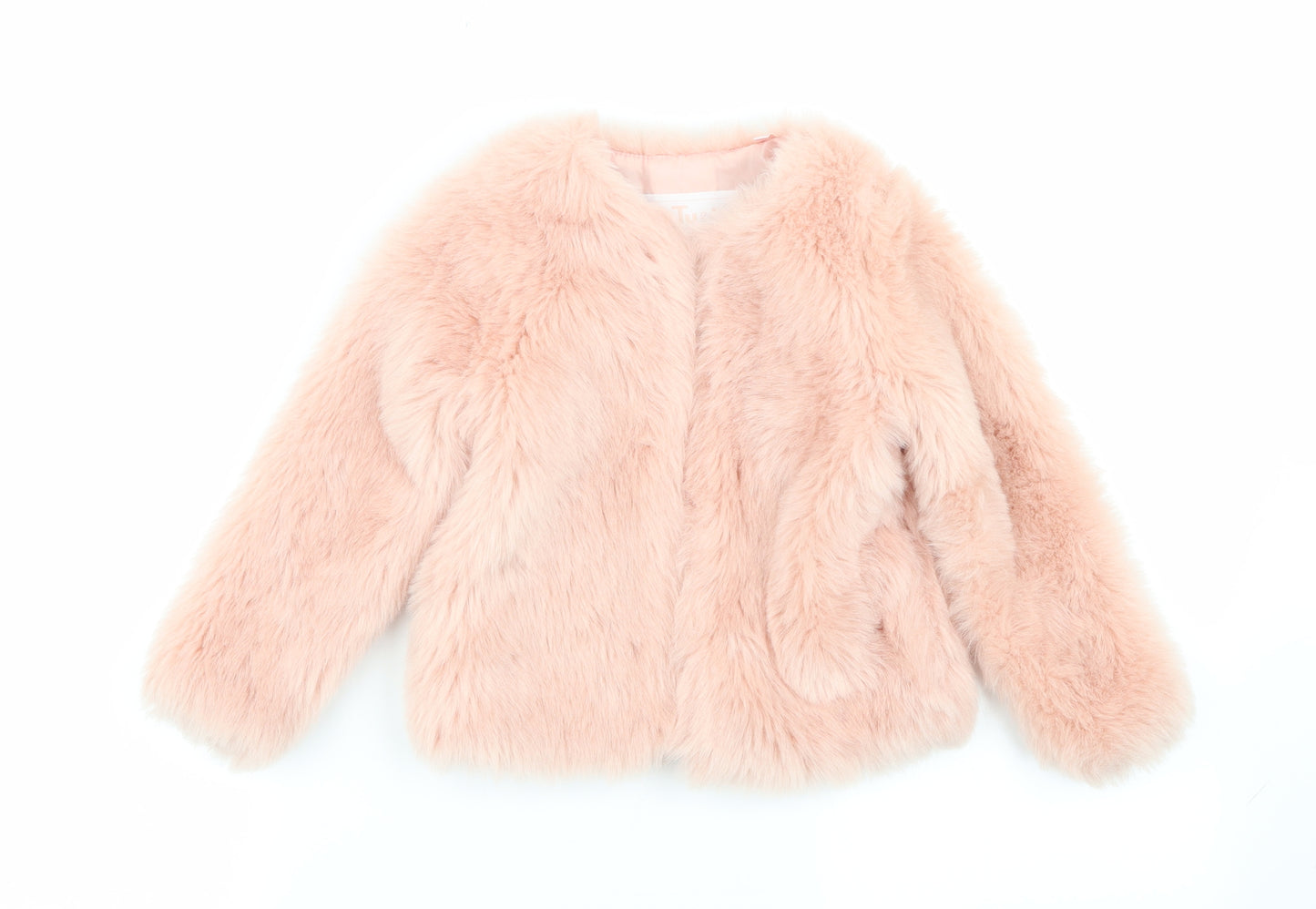 TU Girls Pink   Basic Coat Coat Size 3-4 Years