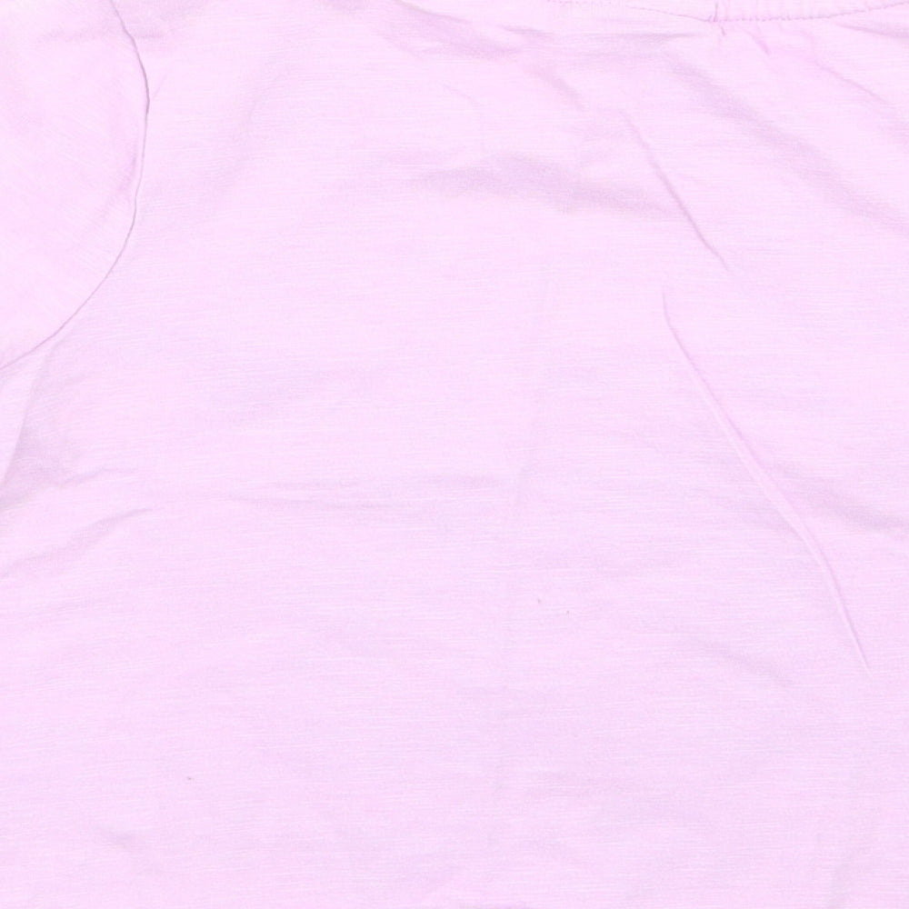 Matalan Girls Purple   Basic T-Shirt Size 8 Years