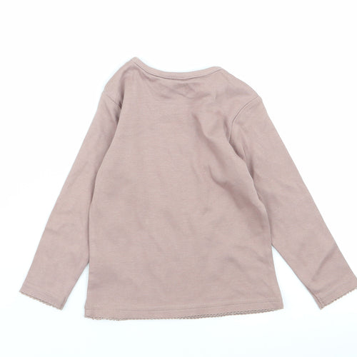 Cherokee Girls Brown   Basic T-Shirt Size 12-18 Months