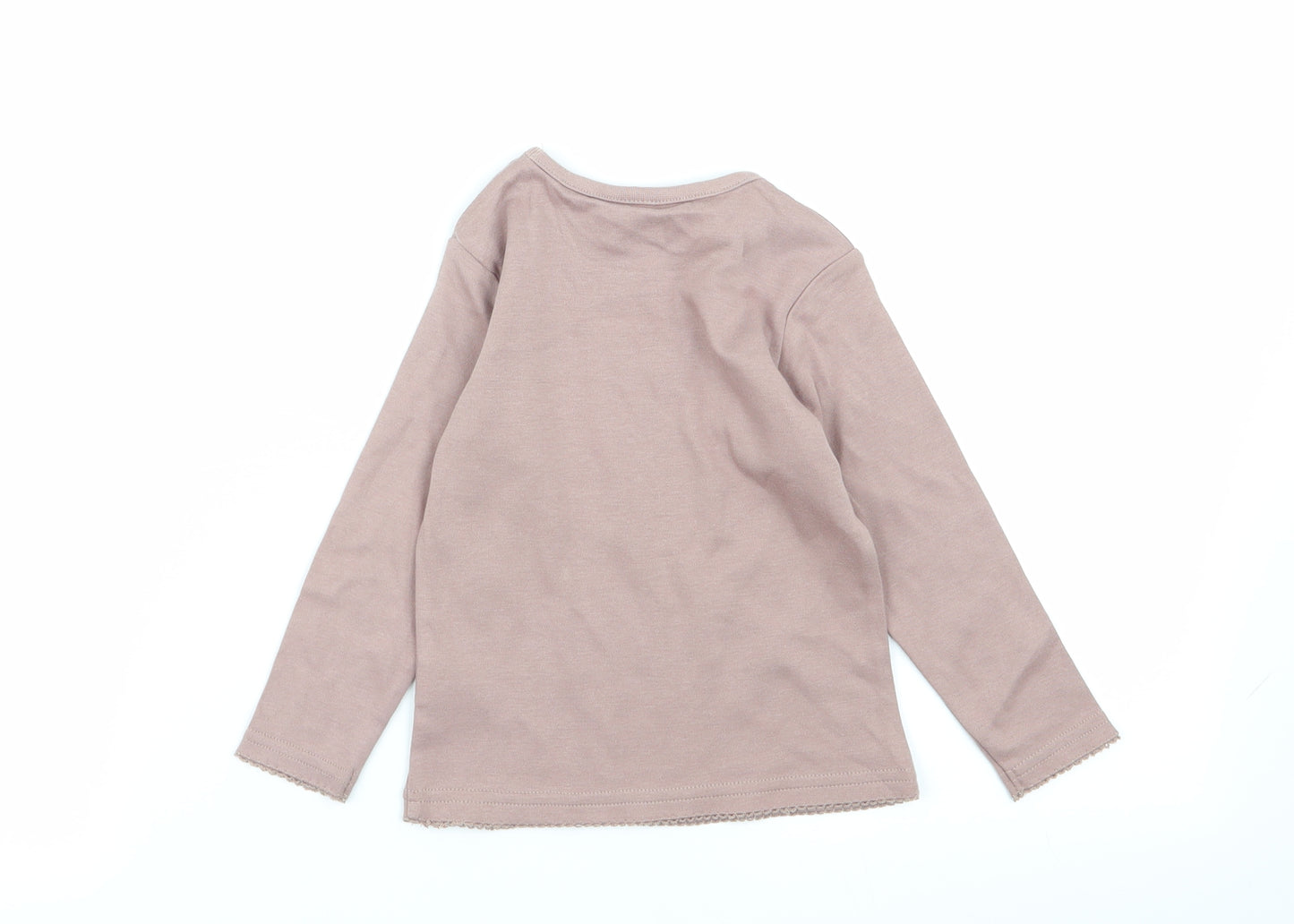 Cherokee Girls Brown   Basic T-Shirt Size 12-18 Months
