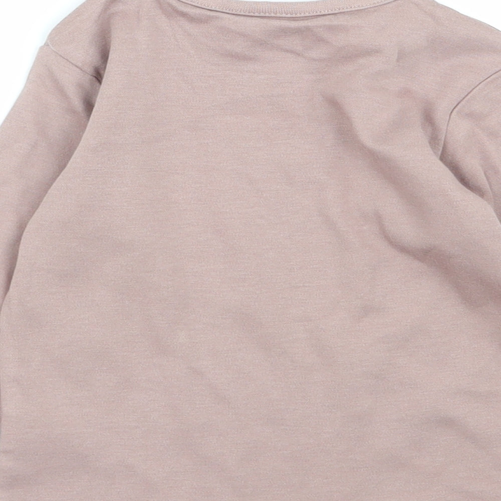 Cherokee Girls Brown   Basic T-Shirt Size 12-18 Months