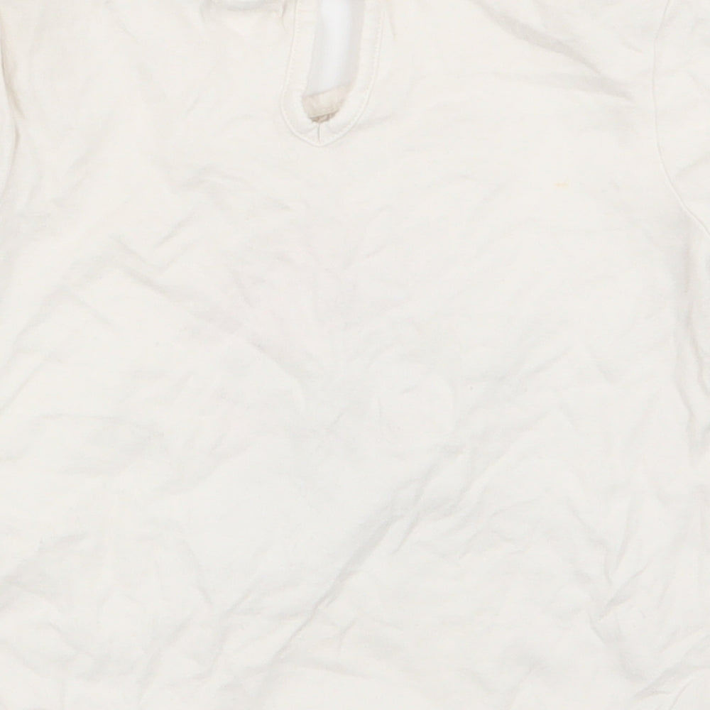 Asda George Girls White   Basic T-Shirt Size 2-3 Years