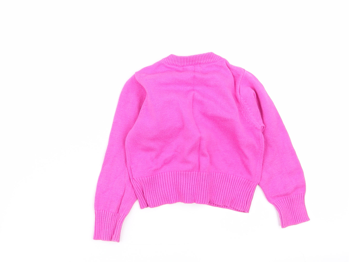 Earlydays Girls Pink   Cardigan Jumper Size 12-18 Months