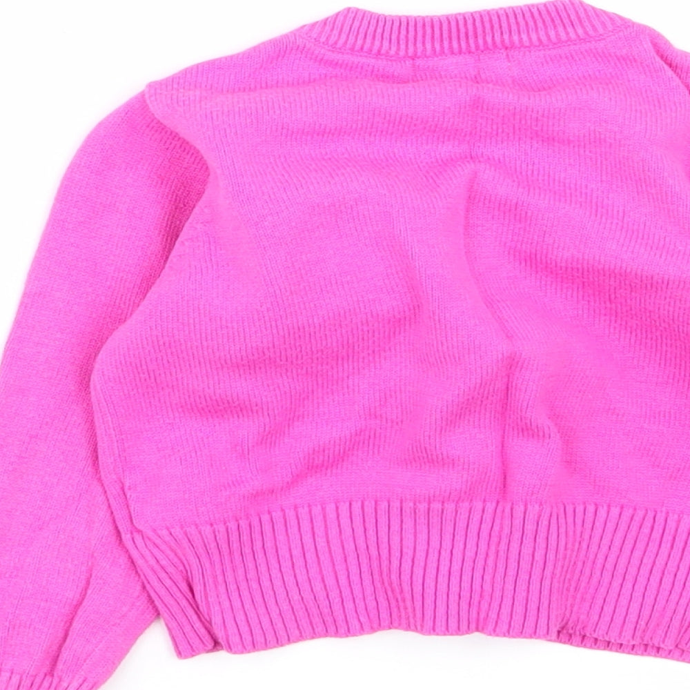 Earlydays Girls Pink   Cardigan Jumper Size 12-18 Months