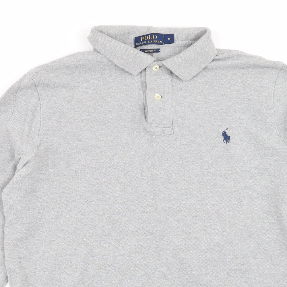 Polo Ralph Lauren Mens Grey    Polo Size M