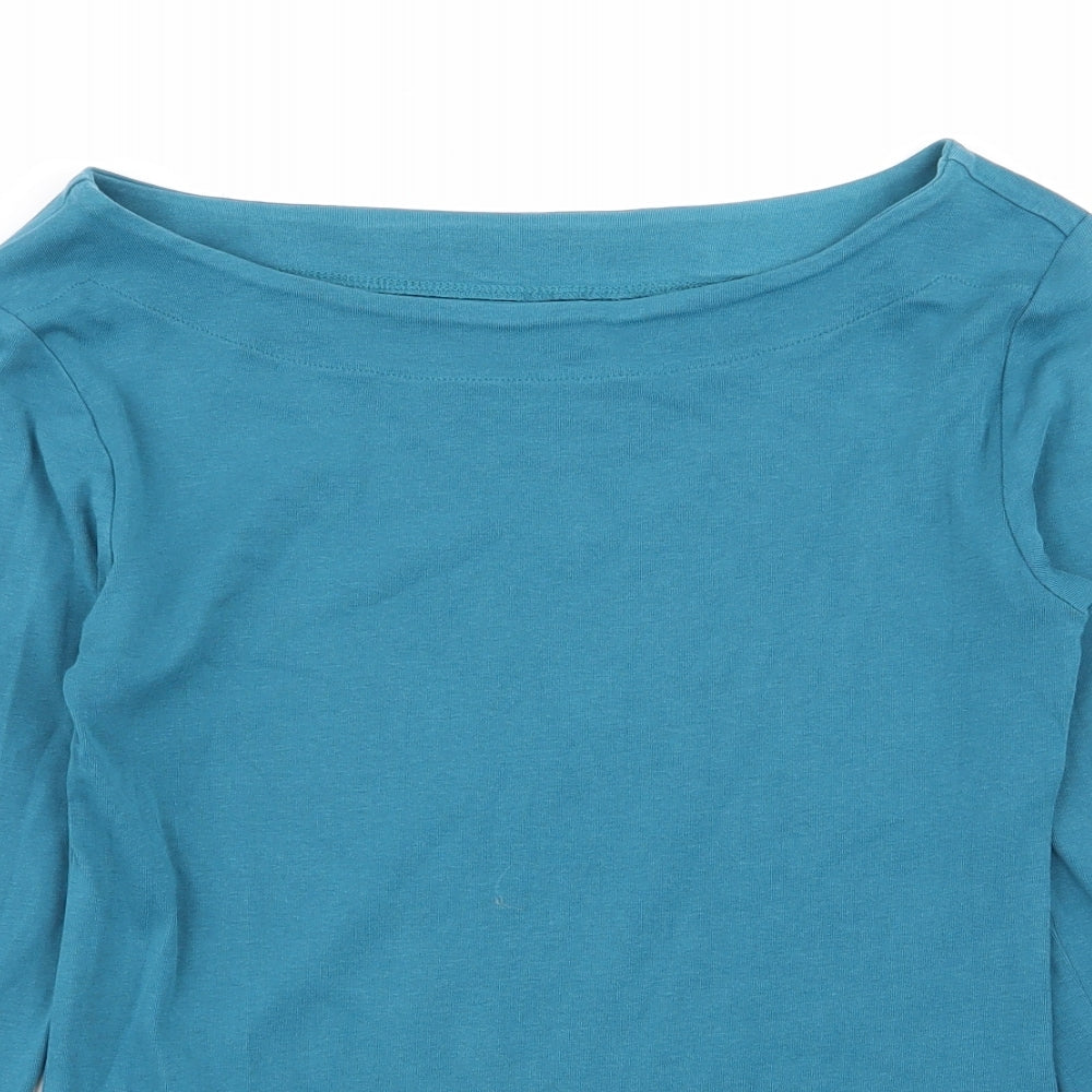 Nutmeg Womens Blue   Basic T-Shirt Size 10